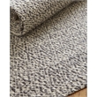 Woven Earth Flatweave New Zealand Wool Black 6'x9' Area Rug