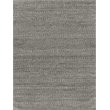 Woven Earth Flatweave New Zealand Wool Black 6'x9' Area Rug