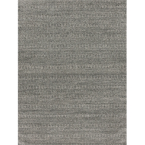Woven Earth Flatweave New Zealand Wool Black 8'x10' Area Rug
