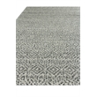 Woven Earth Flatweave New Zealand Wool Black 6'x9' Area Rug
