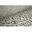 Woven Earth Flatweave New Zealand Wool Black 6'x9' Area Rug