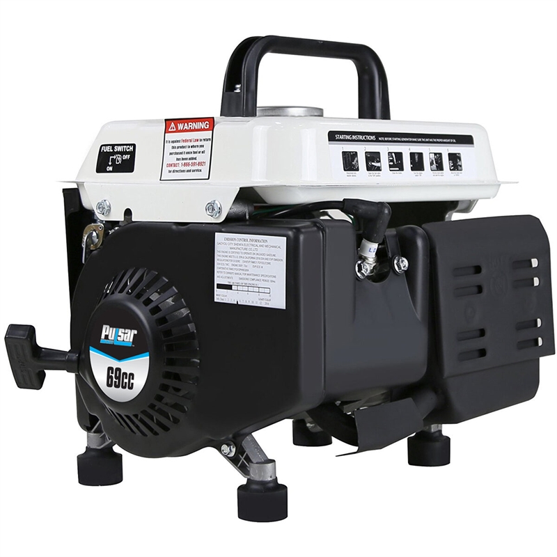 Pulsar 1200 Watt Portable 2-Cycle Generator in White