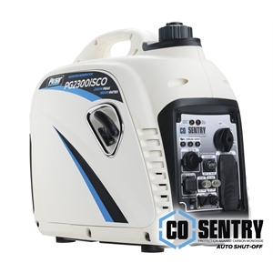 Pulsar 2300 Watt Quiet Gasoline Powered Portable Inverter Generator in White