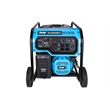 Pulsar 9000 Watt Dual-Fuel Generator with Electric Start in Blue