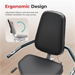 Sunny Health & Fitness Smart Mag Recumb Bike w/ Hand Cycle in Gray