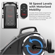 Sunny Health & Fitness Smart Motorized Mini Bike in Black