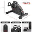Sunny Health & Fitness Smart Motorized Mini Bike in Black