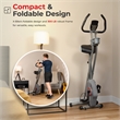 Sunny Health & Fitness Foldable Mag X-Bike Pro in Gray