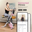 Sunny Health & Fitness Pink Foldable Mag X-Bike Pro in Pink