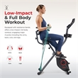 Sunny Health & Fitness Full Body Foldable Mag X-Bike Pro Black