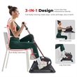 Sunny Health & Fitness Smart Mini Bike w/ Bands & Mat in Black