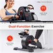 Sunny Health & Fitness Smart Under Desk Mag Cycle in Black