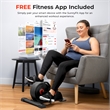 Sunny Health & Fitness Smart Under Desk Mag Cycle in Black