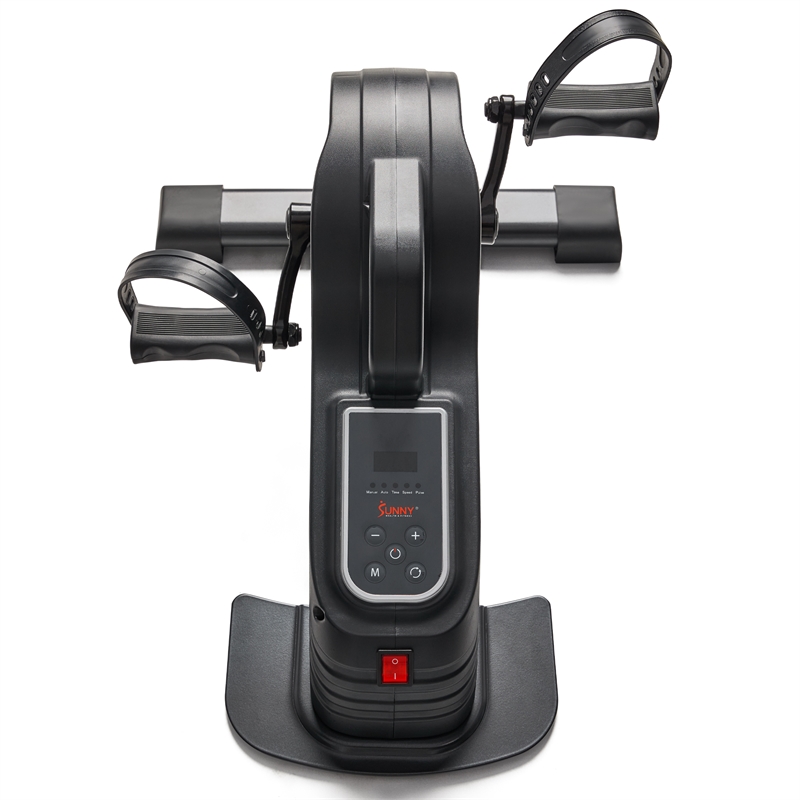 Sunny Health & Fitness Smart Under Desk Bike Legs/Arms in Black