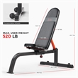 Sunny Health & Fitness Adj Multifunction Bench in Black