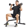 Sunny Health & Fitness Adj Multifunction Bench in Black
