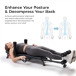 Sunny Health & Fitness Adj Stretch & Decompression Table in Black