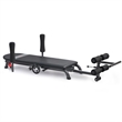 Sunny Health & Fitness Adj Stretch & Decompression Table in Black