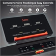 Sunny Health & Fitness Interactive Slim Auto Incline Treadmill w/Bluetooth-Black