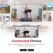 Sunny Health & Fitness Premium Smart Treadmill w/ Auto Incline in Black