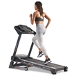 Sunny Health & Fitness Premium Smart Treadmill w/ Auto Incline in Black