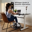 Sunny Health & Fitness Smart Motorized Mini Elliptical With 18-Levels Speed-Grey