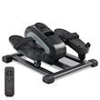 Sunny Health & Fitness Smart Motorized Mini Elliptical With 18-Levels Speed-Grey