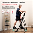 Sunny Health & Fitness Air Walk Trainer Pro in Black