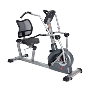 Elite Interactive Series Exercise Recumbent Cross Trainer and Elliptical -Silver