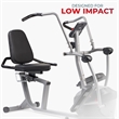 Sunny Health & Fitness Performance Interactive Series Recumbent Elliptical -Grey