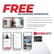 Sunny Health & Fitness Elite Interactive Cross Training Elliptical in Grey