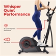 Sunny Health & Fitness Corezy 16-Level Smart Magnetic Resistance Elliptical-Grey