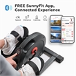 Sunny Health & Fitness Smart Compact Mini Elliptical in Black