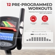 Sunny Health & Fitness Smart Elliptical Machine in Black