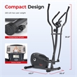 Sunny Health & Fitness SMART Magnetic Elliptical in Grey