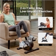 Sunny Health & Fitness Smart Motorized Mini Bike w/18-Speed in Black