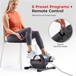 Sunny Health & Fitness Smart Motorized Mini Bike w/18-Speed in Black