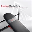 Sunny Health & Fitness Adj Standard Incline Bench w/ Leg Dev in Black
