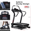 Sunny Health & Fitness Commercial Level Ultimate Incline/Decline Treadmill-Black