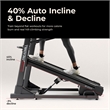 Sunny Health & Fitness Premium Ultimate Incline/Decline Treadmill - Black