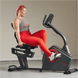 Sunny Health & Fitness Premium Smart Recumb Bike in Black