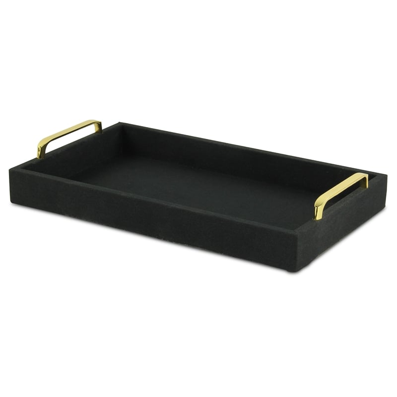 Canter Isle Linen Black Tray
