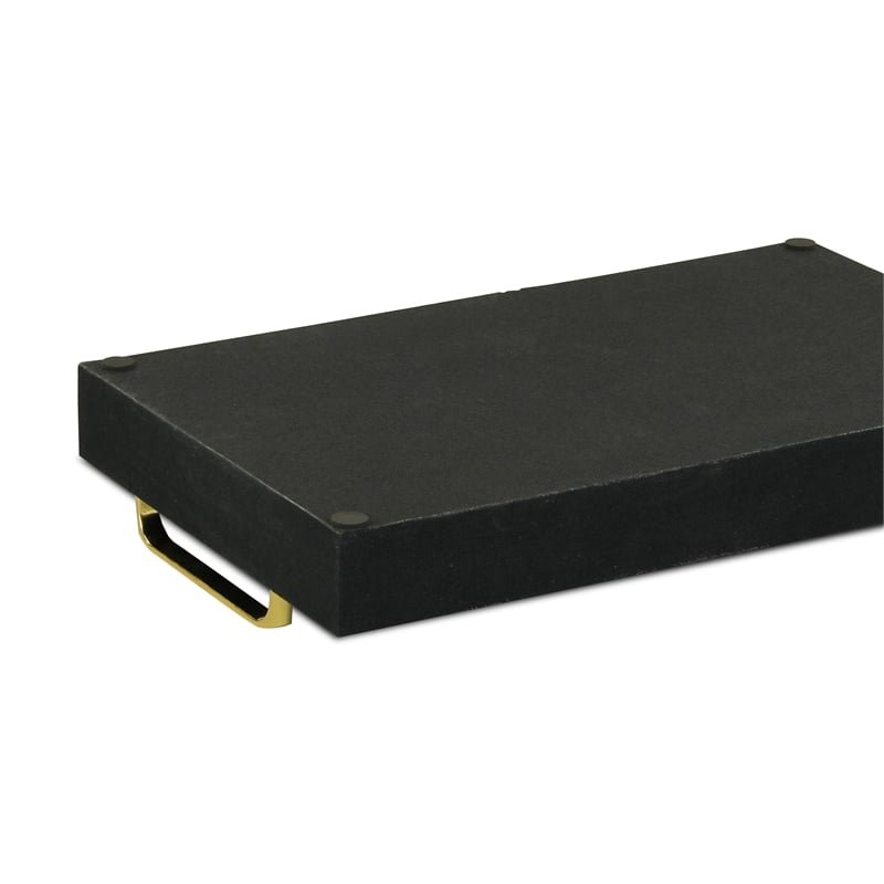 Canter Isle Linen Black Tray