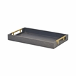 Mariline Elegant Fish Scale Pattern Tray & Gold Handles