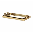 Nuvelle Set of 2 Metal Mirrored Trays