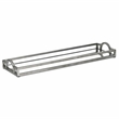 Verena Slim Rectangular Mirrored Tray - Silver
