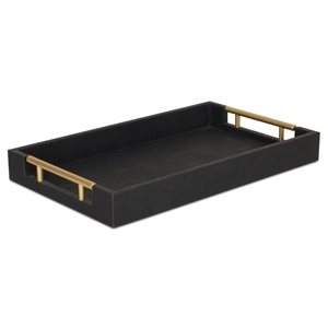 Lusan Vinyl Tray - Black