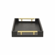 Lusan Vinyl Tray - Black Snakeskin