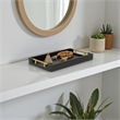 Lusan Vinyl Tray - Black Snakeskin