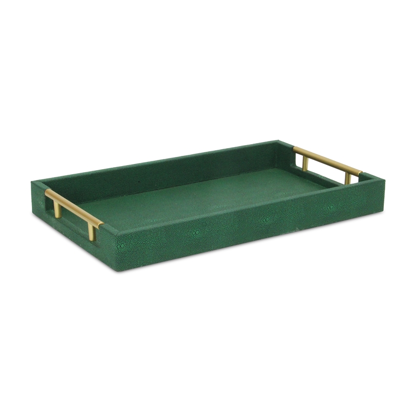 Lusan Vinyl Tray - Green
